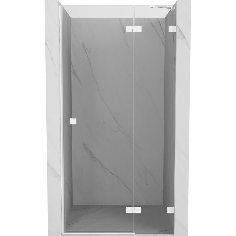 Mexen Lunar ușă de duș batantă dreapta 70 cm, transparent, alb - 834-070-000-20-00-P