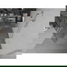 Mexen Kioto perete de duș de sine stătător 100 x 200 cm, transparent/Model alb 8 mm, Crom - 800-100-002-01-85