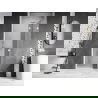 Mexen Lunar ușă de duș batantă dreapta 125 cm, transparentă, albă - 834-125-000-20-00-P
