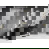 Mexen Lunar ușă de duș batantă dreaptă 85 cm, transparentă, aurie - 834-085-000-50-00-P