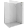 Mexen Lunar L perete duș Walk-in dreapta 80 x 200 cm, transparent 8 mm, auriu - 830L-080-000-50-00-P