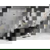 Mexen Lunar uși de duș rabatabile dreapta 135 cm, transparent, aurii - 834-135-000-50-00-P
