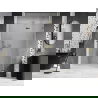 Mexen Lunar ușă de duș batantă dreaptă 140 cm, transparentă, aurie - 834-140-000-50-00-P