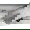 Mexen Lunar ușă de duș batantă dreaptă 140 cm, transparentă, aurie - 834-140-000-50-00-P