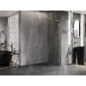 Mexen Lunar L perete de duș Walk-in dreapta 50 x 200 cm, transparent 8 mm, auriu periat - 830L-050-000-55-00-P