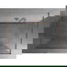 Mexen Kioto perete de duș de sine stătător 110 x 200 cm, transparent/Model alb 8 mm, Roz-auriu - 800-110-002-60-85