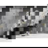 Mexen Lunar uși de duș batante dreapta 85 cm, transparent, aurii periate - 834-085-000-55-00-P