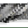 Mexen Lunar ușă de duș cu balamale dreapta 95 cm, transparent, auriu periat - 834-095-000-55-00-P
