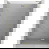 Mexen Lunar uși de duș batante, dreapta, 135 cm, transparent, auriu periat - 834-135-000-55-00-P