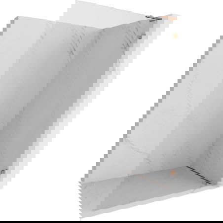 Mexen Lunar L paravan de duș Walk-in dreapta 50 x 200 cm, transparentă 8 mm, aur roz - 830L-050-000-60-00-P