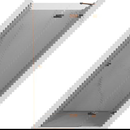 Mexen Lunar ușă de duș batantă dreaptă 100 cm, transparentă, aur roz - 834-100-000-60-00-P