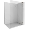 Mexen Lunar L panou de duș Walk-in dreapta 70 x 200 cm, transparent 8 mm, aur roz - 830L-070-000-60-00-P