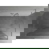 Mexen Kioto szabadonálló zuhanyfal 120 x 200 cm, Átlátszó/Fehér minta 8 mm, Króm - 800-120-002-01-97