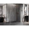 Mexen Lunar L perete de duș Walk-in dreapta 90 x 200 cm, transparent 8 mm, aur roz - 830L-090-000-60-00-P