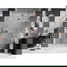 Mexen Lunar uși de duș batante dreapta 140 cm, transparete, aur roz - 834-140-000-60-00-P