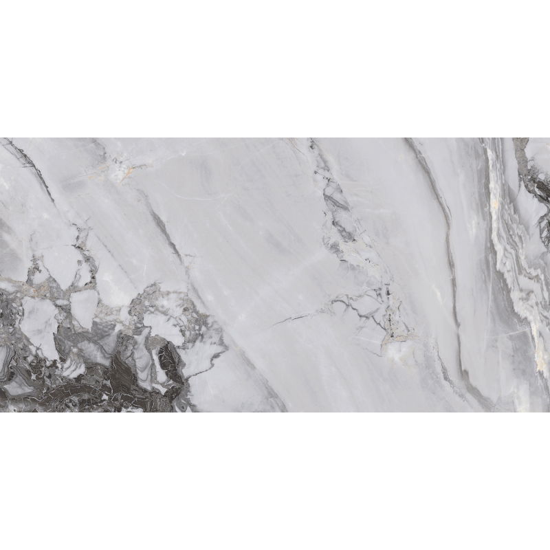 Mexen Limos Grey gres glazurat rectificat. G1, placă de pardoseală și perete 120 x 60 cm, lucioasă - TL127-120-060-01