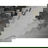 Mexen Kioto perete de duș de sine stătător 110 x 200 cm, transparent/Model alb 8 mm, Aurie - 800-110-002-50-97