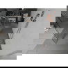Mexen Kioto perete de duș de sine stătător 100 x 200 cm, transparent/Model alb 8 mm, Roz-auriu - 800-100-002-60-97