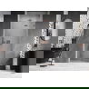 Mexen Lunar ușă de duș batantă dreapta 125 cm, transparentă, cupru periat - 834-125-000-65-00-P