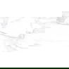 Mexen Viola Grey gres glazurat rektificat. G1, plăci de pardoseală și perete 120 x 60 cm, lucios - TL130-120-060-02
