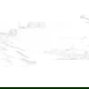 Mexen Viola Grey gres glazurat rektificat. G1, plăci de pardoseală și perete 120 x 60 cm, lucios - TL130-120-060-02