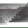 Mexen Kioto perete de duș de sine stătător 140 x 200 cm, transparent/Model alb 8 mm, Roz-auriu - 800-140-002-60-97