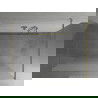 Mexen Kioto perete de duș de sine stătător 110 x 200 cm, Înghețat 8 mm, Aurie - 800-110-002-50-30
