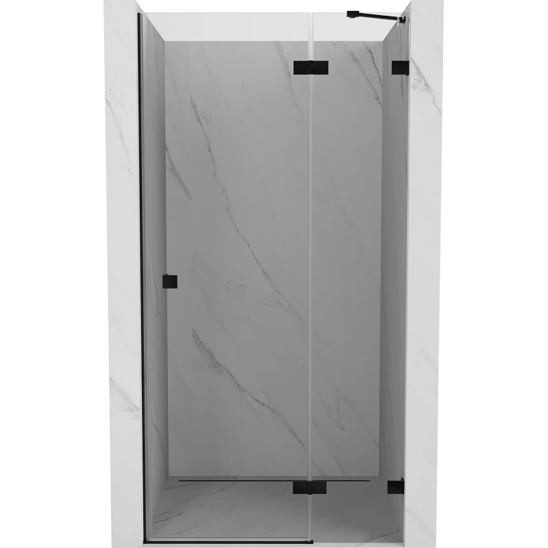 Mexen Lunar ușă de duș batantă dreapta 95 cm, transparentă, neagră - 834-095-000-70-00-P
