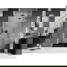 Mexen Lunar uși de duș batante dreapta 100 cm, transparent, negru - 834-100-000-70-00-P