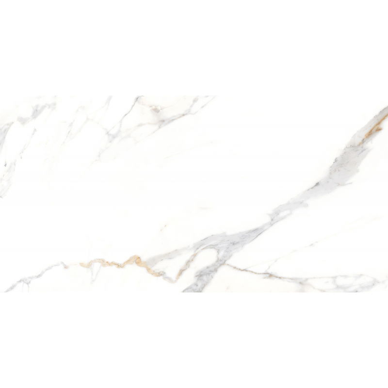 Mexen Agata White gres lustruit rectificat G1, plăci de pardoseală și perete 120 x 60 cm, lucios - TL144-120-060-00