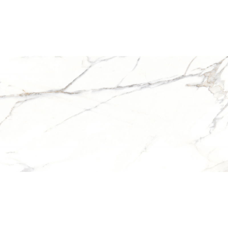 Mexen Agata White gres lustruit rectificat G1, plăci de pardoseală și perete 120 x 60 cm, lucios - TL144-120-060-00