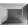 Mexen Kioto Walk-in zuhanyfal 60 x 200 cm, átlátszó üveg, fehér - 800-060-101-20-00