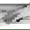 Mexen Lunar uși de duș batante dreapta 130 cm, transparent, finisaj metal pistol - 834-130-000-95-00-P