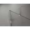 Mexen Lunar ușă de duș batantă dreapta 110 cm, transparentă, nichel periat - 834-110-000-97-00-P