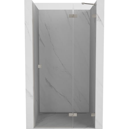 Mexen Lunar ușă de duș batantă dreapta 110 cm, transparentă, nichel periat - 834-110-000-97-00-P