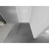 Mexen Kioto perete de duș Walk-in 70 x 200 cm, geam sablat 8 mm, alb - 800-070-101-20-30