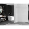 Mexen Kioto Walk-in zuhanyfal 70 x 200 cm, matt 8 mm, fehér - 800-070-101-20-30