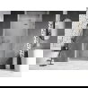 Mexen Lunar ușă de duș rabatabilă dreaptă 125 cm, transparentă, nichel periat - 834-125-000-97-00-P