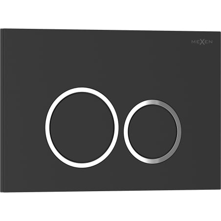 Mexen Tex 01 öblítőgomb, fekete matt - 6101-02