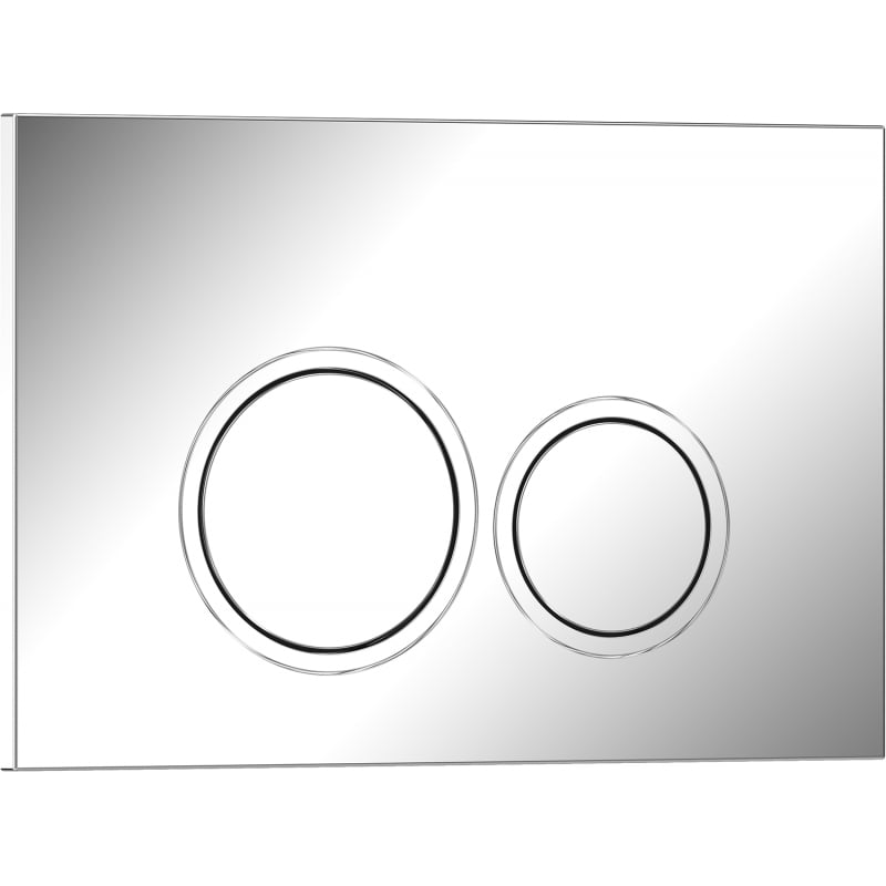 Mexen Tex 01 öblítógomb, fényes króm - 6101-03