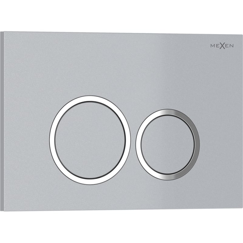 Mexen Tex 01 nyomólap, matt króm - 6101-04