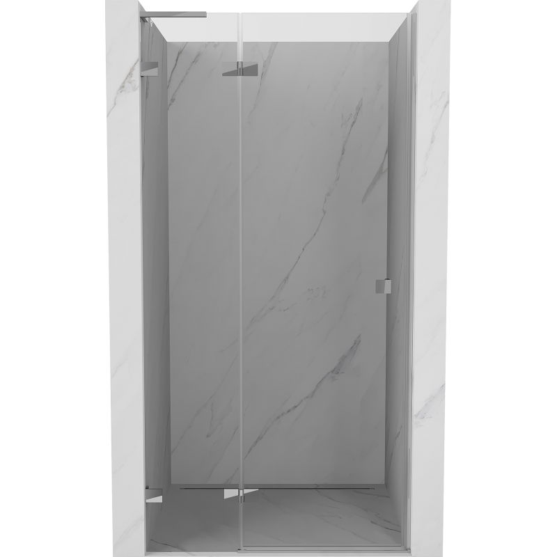 Mexen Lunar L uși de duș batante stânga 85 cm, transparent, crom - 834L-085-000-01-00-L