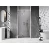 Mexen Lunar L ușă de duș rabatabilă stânga 90 cm, transparentă, crom - 834L-090-000-01-00-L