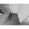 Mexen Kioto Walk-in zuhanyfal 110 x 200 cm, átlátszó/matt 8 mm, fehér - 800-110-101-20-35