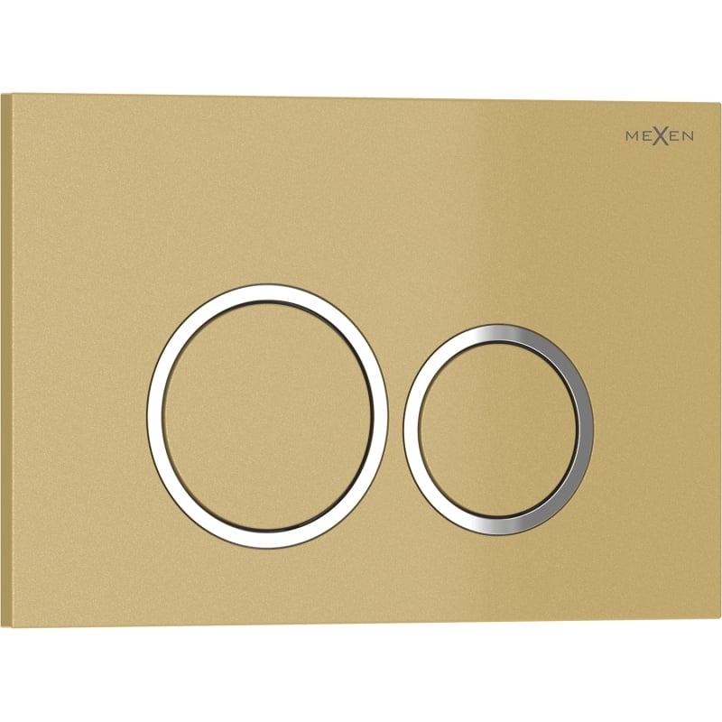 Mexen Tex 01 öblítőgomb, arany - 6101-06