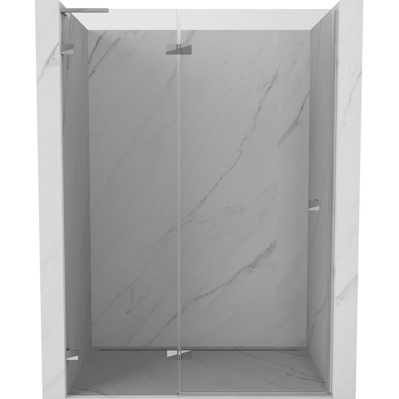 Mexen Lunar L ușă de duș stânga 135 cm, transparent, crom - 834L-135-000-01-00-L