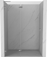 Mexen Lunar L ușă de duș pivotantă stânga 140 cm, transparent, crom - 834L-140-000-01-00-L