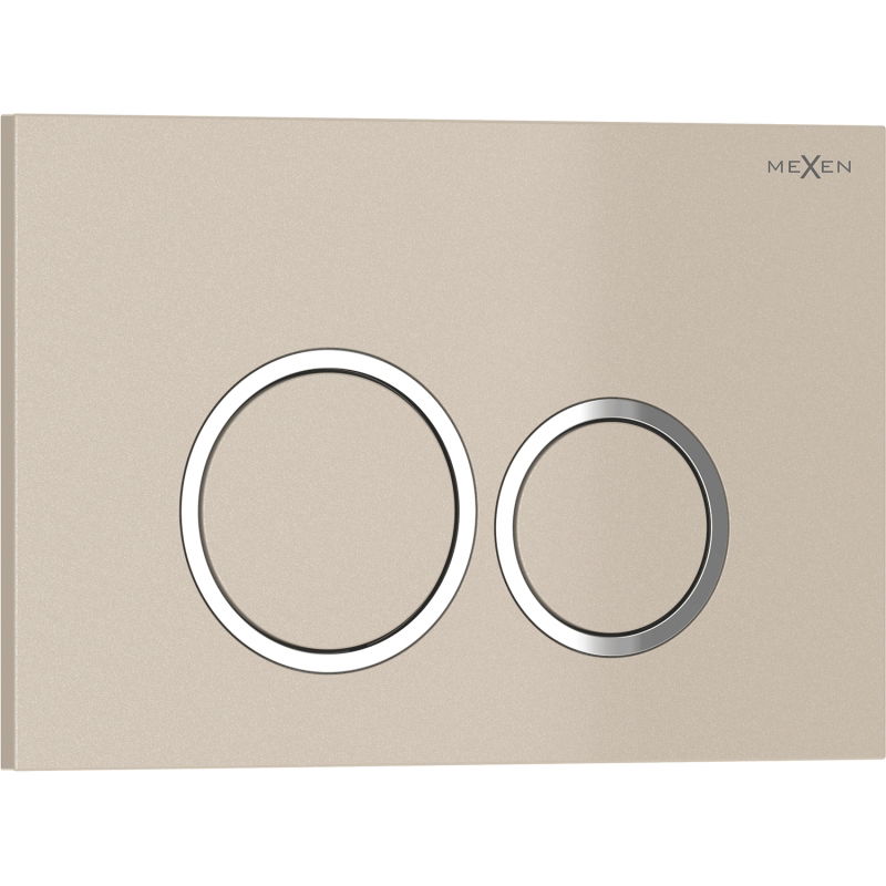 Buton de spălare Mexen Tex 01, bej - 6101-07