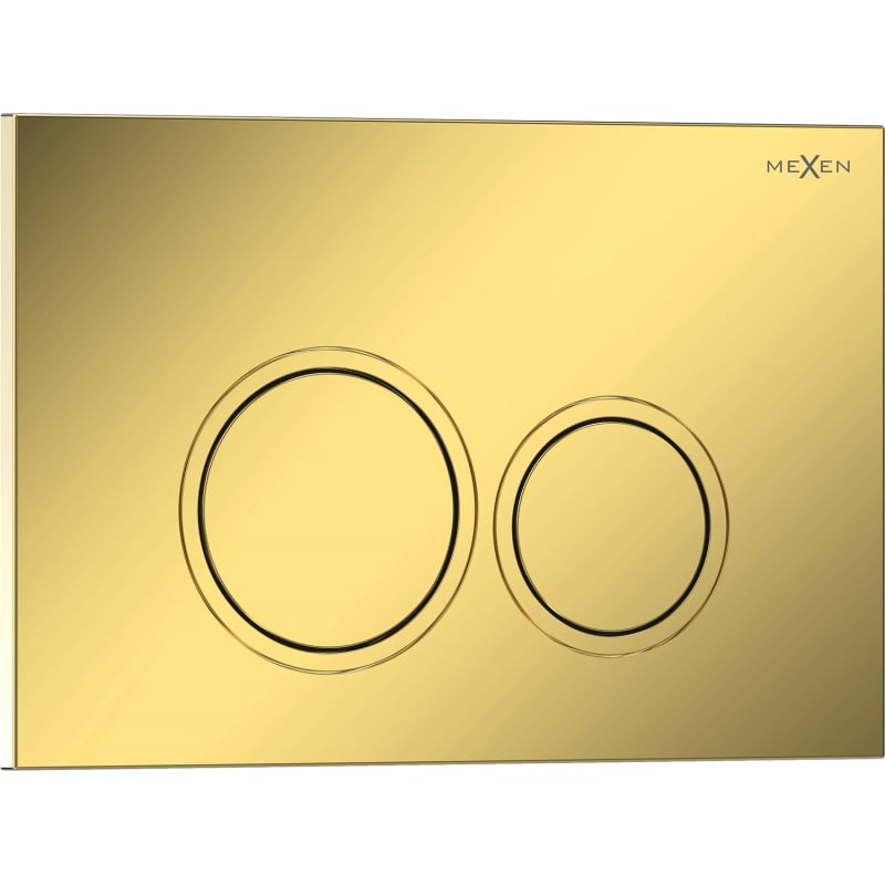 Mexen Tex 01 buton de spălare, auriu șampanie lucios - 6101-08