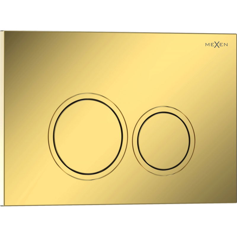 Mexen Tex 01 öblítő gomb, pezsgő arany fényes - 6101-08